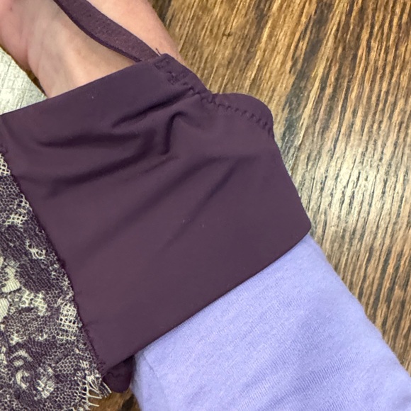 Skarlett Blue Plum Maroon Entice Balconette Lace Bra New With Tags 30DDD/30F - Picture 9 of 9